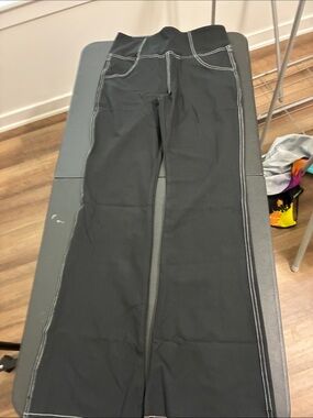 NWT Vooveeya Black Boot Cut Leggings with 4 pockets, Tummy Control High Waisted